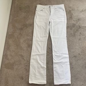 White bootcut Joe’s Jeans